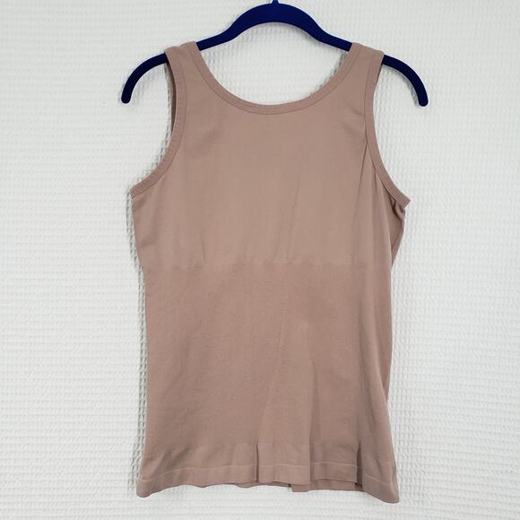 Shaping Tank Top Womens 2X Blush Seamless Shapewear Sleeveless Slimming Control - Picture 2 of 14